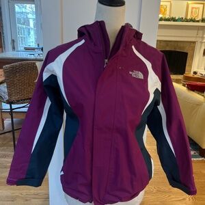 Northface burgundy windbreaker jacket